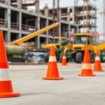 9 razones por las que los conos naranjas de señalización son esenciales en las obras de construcción